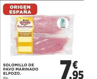 Supercor Exprés Solomillo de pavo marinado elpozo oferta