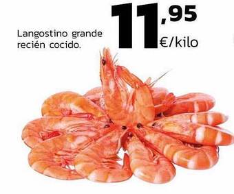 Supermercados Lupa Langostino grande recién cocido oferta