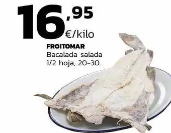 Supermercados Lupa Froitomar bacalada salada 1-2 hoja oferta