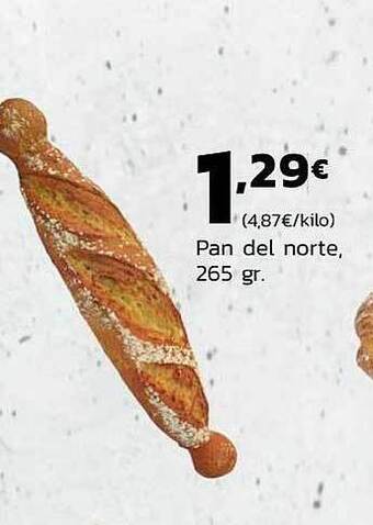 Supermercados Lupa Pan del norte oferta