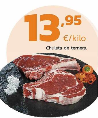 Supermercados Lupa Chuleta de ternera oferta
