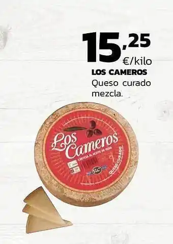 Supermercados Lupa Los cameros queso curado mezcla oferta