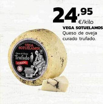 Supermercados Lupa Vega sotuelamos queso de oveja curado trufado oferta