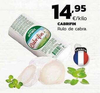 Supermercados Lupa Cabrifin rulo de cabra. oferta