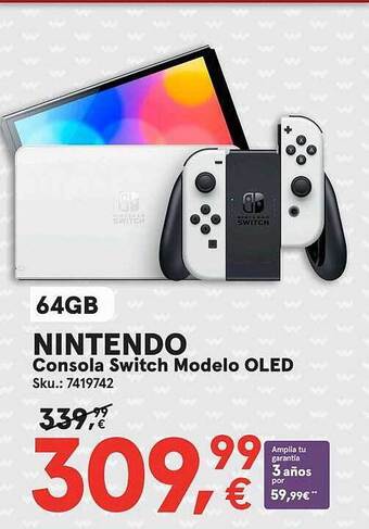 Worten Nintendo consola switch modelo oled oferta