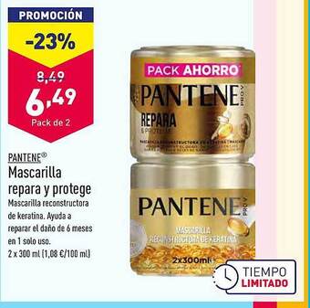ALDI Pantene mascarilla repara y protege oferta