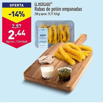 ALDI El mercado rabas de potón empanadas oferta