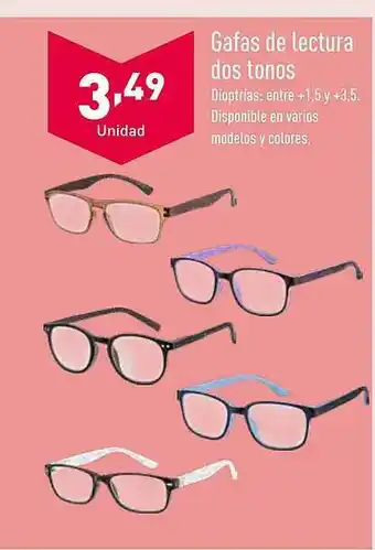 ALDI Gafas de lectura dos tonos oferta