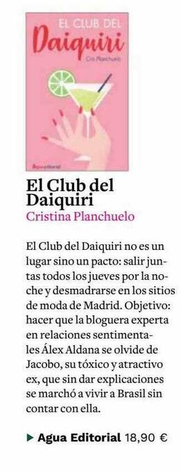Casa del Libro El club del daiquiri cristina planchuelo oferta