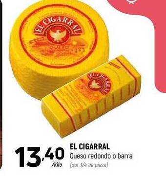 Coviran El cigarral queso redondo o barra oferta