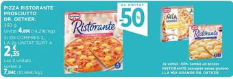 Hipercor Pizza ristorante prosciutto dr. oetker oferta