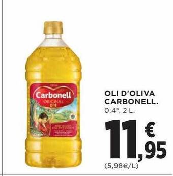 Hipercor Oli d'oliva carbonell oferta