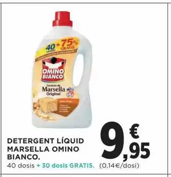 Hipercor Detergent líquid marsella omino bianco oferta