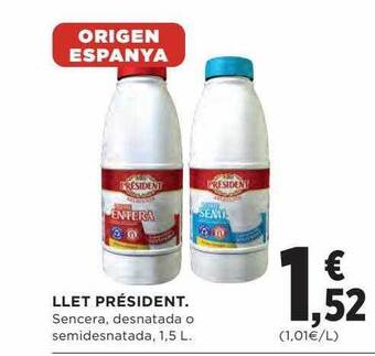 Hipercor Llet président oferta
