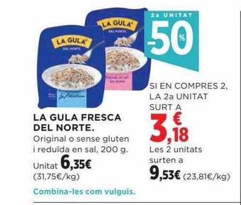 Hipercor 2a unitat -50% la gula fresca del norte oferta