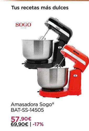 La tienda en casa Amasadora sogo bat-ss-14505 oferta
