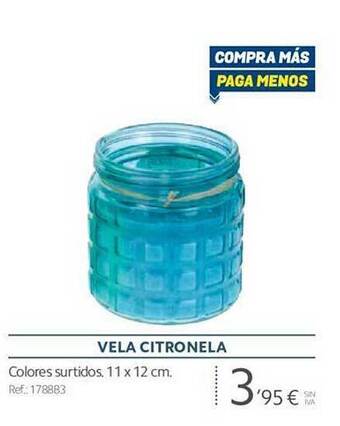 Makro Vela citronela oferta
