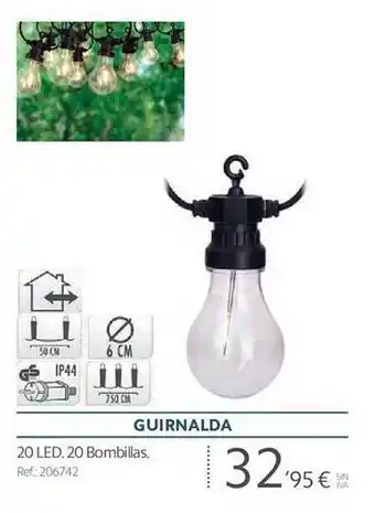 Makro Guirnalda 20 led oferta