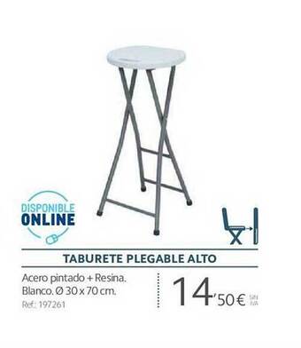 Makro Taburete plegable alto oferta