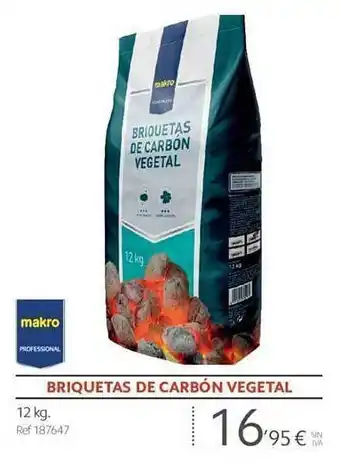 Makro Briquetas de carbón vegetal makro professional oferta