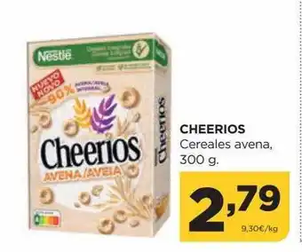 Cheerios cereales avena