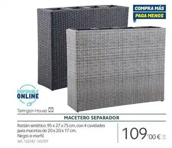 Makro Macetero separador oferta