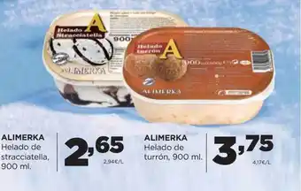 Alimerka Alimerka helado de stracciatella alimerka helado de turrón oferta
