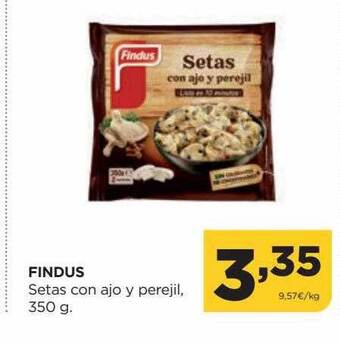 Alimerka Findus setas con ajo y perejil oferta