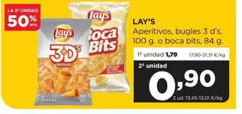 Alimerka Lay's aperitivos, bugles 3 d's o boca bits oferta