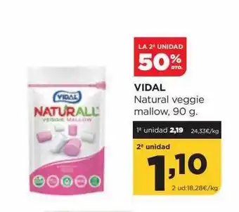 Alimerka La 2a unidad 50% dto vidal natural veggie mallow oferta