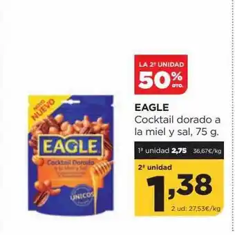 Alimerka La 2a unidad 50% dto eagle cocktail dorado a la miel y sal oferta