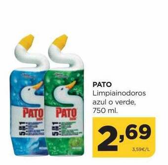 Alimerka Pato limpiainodoros azul o verde oferta