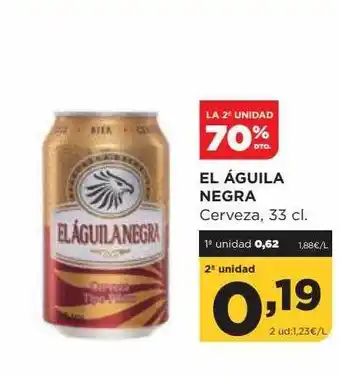 Alimerka La 2a unidad 70% dto el águila negra cerveza oferta