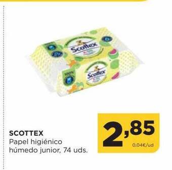 Alimerka Scottex papel higiénico húmedo junior oferta