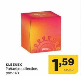 Alimerka Kleenex pañuelos collection pack 48 oferta