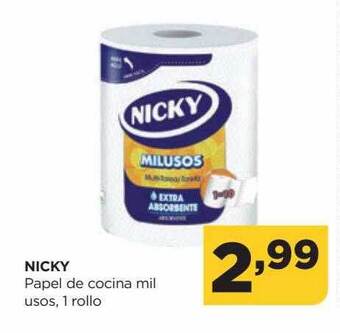 Alimerka Nicky papel de cocina mil usos oferta