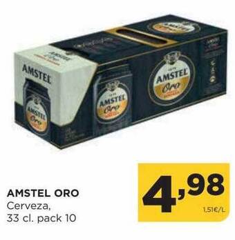 Alimerka Amstel oro cerveza oferta