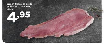 Alimerka Jamón fresco de cerdo en filetes o para asar oferta