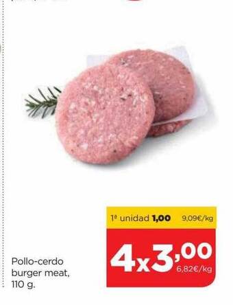 Alimerka Pollo-cerdo burger meat oferta