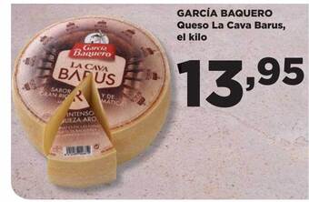 Alimerka García baquero queso la cava barus oferta
