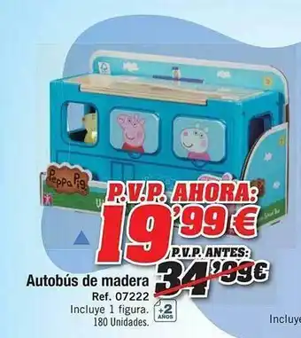 DRIM Autobús de madera oferta