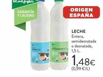 Hipercor Leche oferta