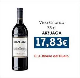 SPAR Lanzarote Vino crianza arzuaga oferta