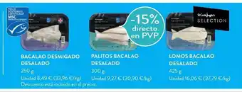 Hipercor Bacalao desmigado desalado palitos bacalao desalado oferta