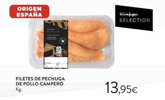 Hipercor Filetes de pechuga de pollo campero oferta
