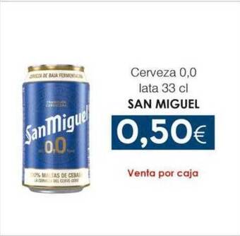 SPAR Lanzarote Cerveza 0,0 lata san miguel oferta