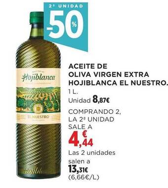 Supercor 2a unidad -50% aceite de oliva virgen extra hojiblanca el nuestro oferta