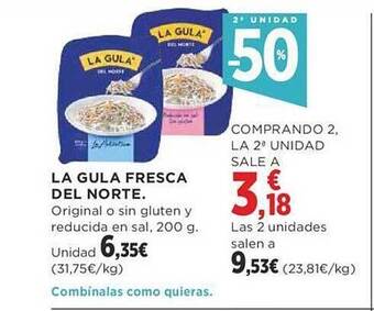 Supercor 2a unidad -50% la gula fresca del norte oferta