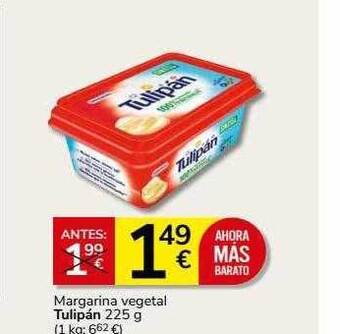 Supermercados Charter Margarina vegetal tulipán oferta