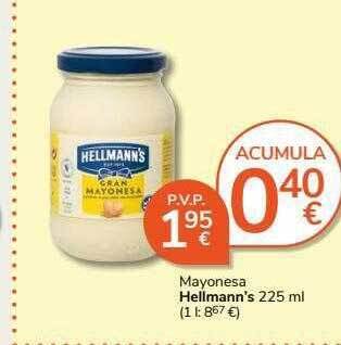 Supermercados Charter Mayonesa hellmann's oferta